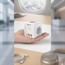 3250 | ✈️ 해외여행 필수템! 고데기·드라이기 걱정 없는 '스피노 멀티큐브 3250W 멀티탭' 추천