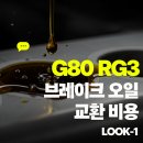 J1704 | 제네시스 G80 RG3 브레이크 오일 교환 비용, 13만원 vs 6만원? 공식센터 vs 공임나라 차이