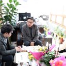 전민일보 이지선 기자, 전라일보 권순재 기자 지부방문 이미지