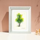 마음에 스며드는 수채화 이미지