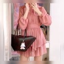 5029 | 자라 프릴 미니 원피스 MARSALA 5029/172 후기