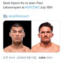 고석현 vs 장 폴 르보스노야니 7월 18일 이미지