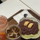 돼지팥빙수 이미지