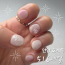 아트온 | ❄️ 안양 호계동네일 '516네일'에서 겨울 비산동네일아트 받고 온 후기!