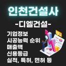 인천 건설사찾기 - 디엘건설(DL건설) 신용등급, 도급순위, 매출액, 특허 등