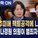 박은정 &#34;벌금형 받았으면 나가세요&#34; 나경원 &#34;수사 안 받고 도망간 주제에&#34; 이미지