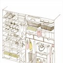 공간활용 수납기술 이미지