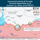 러시아 공세 캠페인 평가, 2024년 1월 15일(우크라이나 전황) 이미지