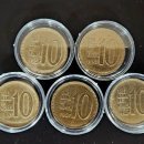 19-4 한국은행 가 10원(1967년) - 사용제 5개 이미지