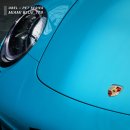 블루 blue | 송파 랩핑 포르쉐 911 전체 랩핑 - 오벨 마이애미 블루(MIAMI BLUE) 컬러 랩핑 후기