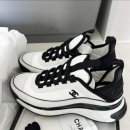 운동화의 품격 | 샤넬 스니커즈 운동화 믹스드파이버 화이트