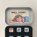 포인트 무드 | 페블온 요가무드 키보드 포인트 키캡 키링 청축 내돈내산 후기