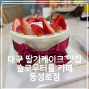 슬로우터틀 | 대구 딸기케이크 맛집 중앙로역 카페 동성로 슬로우터틀카페 예약 할인 후기