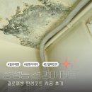 천안 성정동 선경아파트 결로예방 탄성코트 했어요
