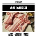 안성갈비(본점) | 송도 삼겹생갈비 맛집 녹돼야지 본점 후식까지 완벽! ft. 내돈내산