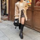 캐주얼크레스트 | [라츠유] 카멜 크레스트 무스탕 베이지 솔직 후기 , 러블리 max · 한겨울에도 땀난다 (착샷-사진&amp;영상O)