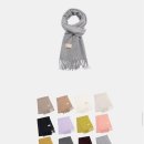 M007 | 겨울 목도리 추천 ! 가벼운 선물용으로 좋은 울 머플러, 할렌 목도리 (M007_grey)