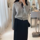 맥시헤어 | 가을 드뮤어룩 추천 che 체 니트 가디건 맥시스커트 후기