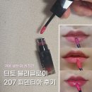 데일리 207 | [공지] 겨울 쿨톤 립 찾다가 정착했어요 딘토 블러글로이 207 피덴티아 발색 후기