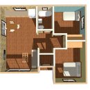 20평 전원주택 스틸하우스&목조주택 설계안입니다 이미지