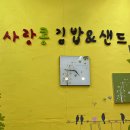 속이 꽉 찬 왕 큰 운양동김밥집/ 사랑콩 김밥&amp;샌드 후기