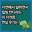 자연에서 일하면서 힐링 한다라는 이 자격증, 현실 후기는 어떨까.