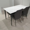 주식회사 유승 | 화이트,그레이 상판 세라믹(포세린)식탁 , 머스크식탁 2인,4인 // 인천지역 배송후기 01