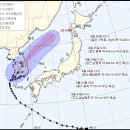 기상청&#34;솔릭, 약한 소형급 태풍으로 약화. 그래도 전국에 최소 풍속15m/s 분다. 이미지