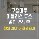 더 마루 | 철산 자이 더 헤리티지 아파트 구정마루 마뷸러스 듀스 솔티스노우 시공 후기