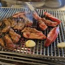 산내들칼국수 | 천안 두정동 맛집)산내들/참숯불구이 갈비살/라면국수와 시골총각김치