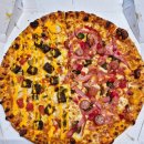 꿀미트 | 🍕 도미노피자 꿀조합 발견! 치즈 맥스 & 더블 미트 할라피뇨 반반 후기