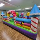 중앙병설유치원 | 화성유치원놀이시설 에어바운스대여 병설유치원행사 실내에어바운스 설치사례