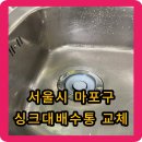 그린F5 부천오정동 | 서울시 마포구 싱크대 배수통 교체 - 젓가락, 포크 넌 왜 여기 있니?