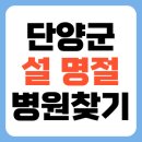 단양군대강면보건지소 | 단양군 설 명절 연휴 24시간 병원 찾는 법 조회하기