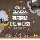 청지천 | 2026 서산 코스모스 마라톤 대회 신청 정보 (+코스 상세후기)