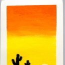 부드러운 오일파스텔로 그리는 풍경화 이미지