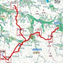 안곡산(357m)안산(262m) 백운산(408m)깃대봉(356m△상주455)건달미산(304m)숙두방산(181m)/경북상주,구미 이미지