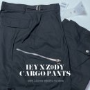 [IEY] 짱구대디 iey 협업 카고 ANGLE CARGO PANTS Black 리뷰