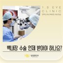 일점영안과의원 | 대전 백내장 수술 언제 받아야 하나요?