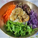 홍가리비 간장 야채 비빔밥 이미지