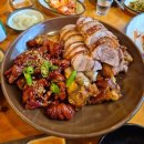 [내돈내산]아산 신용화동 맛집 가장맛있는족발 방문 후기｜앞발 반반족발 + 쟁반국수 조합 성공