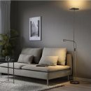 상향 | 💡[이케아 조명 추천] 이삭트(ISAKT) 스탠드 조명 후기 상향등 독서등까지 완벽한 거실 무드등