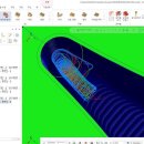 mastercam2021공부방 15. 3차원가공정의 3. 황삭가공경로(1)최적화 황삭(공작물) 이미지