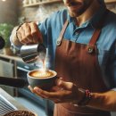 커피 바리스타 이미지