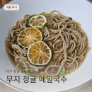 찬들생면국수 | 무지 청귤 메밀국수 내돈내산 솔직후기, 5900원 값어치 할까? (찹쌀모니카 후식까지)
