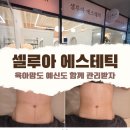 아라동 피부관리 셀루아에스테틱 검단신도시점에서 라인티크 복부 바디관리 받은 후기