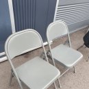 미 접이식 강철 의자 이미지