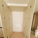 상무SK뷰경로당 | 광주시스템행거 서구 치평동 상무SK뷰 냉장고장 안에 ㄱ자형 팬트리장