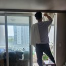 파리바게트(석계두산) | 성북구/석관동 :: 두산아파트 거실 린넨질감 화이트 속지 암막커튼 시공 후기