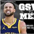 Golden State Warriors vs Memphis Grizzlies Full Game Highlights | Feb 2 이미지